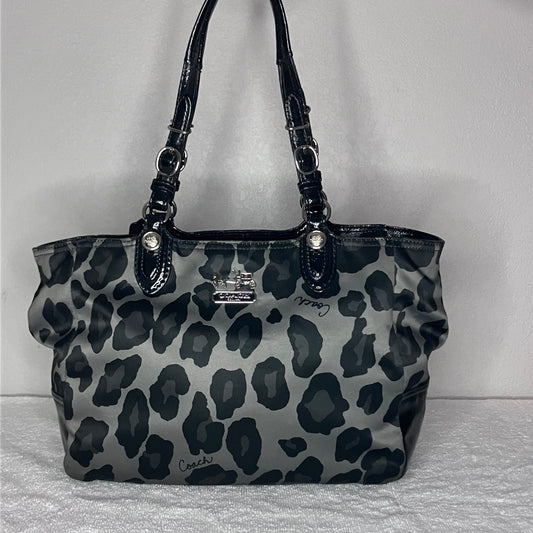 Coach Ocelot Leopard Print Tote Shoulder