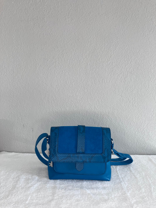 Blue Fossil Crossbody