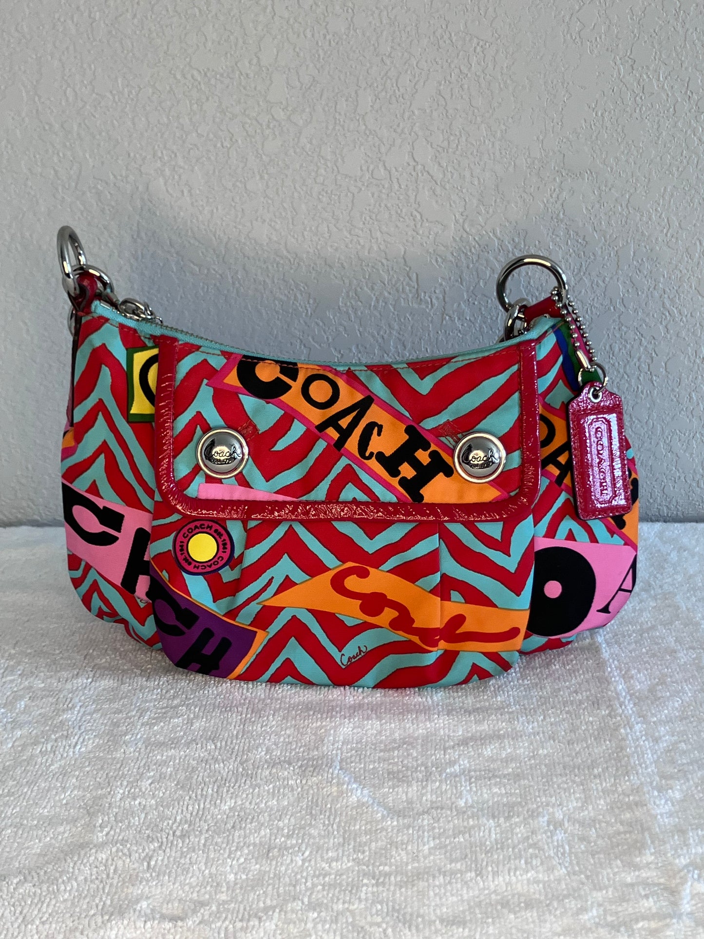 Coach Poppy Graffiti Groovy Dual Strap