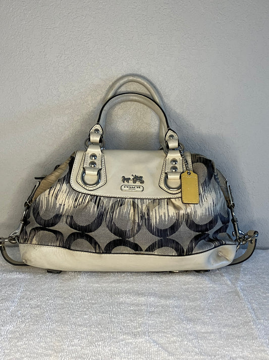 Coach Madison Sabrina Satchel Op Art