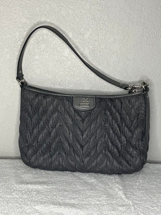 Coach Madison Quilted Chevron Nylon Demi bag